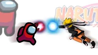 Mini Crewmate Kills Naruto Characters | Among Us