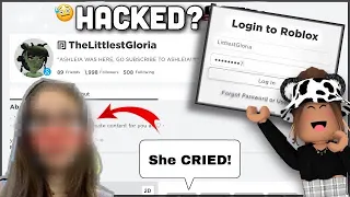 HACKING MY FRIENDS ROBLOX ACCOUNT ON HER BIRTHDAY!! (SHE CRIED)