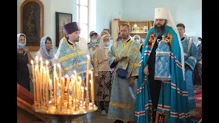 Владыка Исидор возглавил богослужение в день престольного праздника Казанского храма г.Рудни