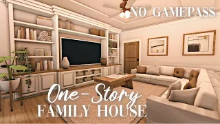 Roblox Bloxburg - No Gamepass Family One-Story House - Minami Oroi