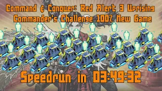 Red Alert 3 Uprising - Commander's Challenge 100% Speedrun in 03:49:32 IGT (4:03:47 RTA)