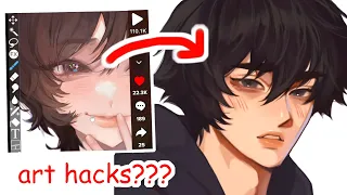 ROASTING TIKTOK ART TUTORIALS 12