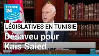 Législatives en Tunisie : fort taux d'abstention, l'opposition appelle à l'union contre Kais Saied