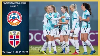 30.11.2021 | Armenia vs Norway | Armenia vs Norge | FIFA Women World Cup Qualifiers 2023 | Group F