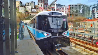 İstanbul Metro M7 Line - Driverless Subway [4K]