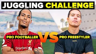 Virgil DESTROYS Pro Freestyler | Juggling challenge