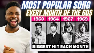 🇬🇧BRIT Reacts To THE MOST POPULAR SONG FROM EVERY MONTH IN THE 60s!