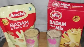 which badam mix is best? Aachi mix or Mtr mix #subcribe 🔔#aachimix #Mtrmix 🤩😋👌