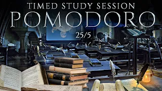 Defense Against the Dark Arts 📚 POMODORO Study Session 25/5 - Harry Potter Ambience 📚 Focus & Study