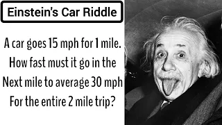A Simple Riddle That Almost Fooled Albert Einstein! (Maths Riddle)