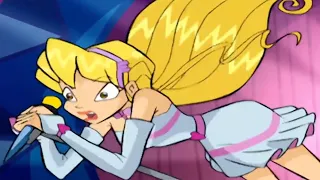 Stella cannot hold a microphone normally | Winx Club Clip