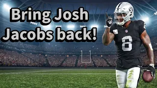 My case for the Raiders keeping Josh Jacobs