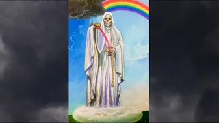 Peaceful White Santa Muerte Meditation Music