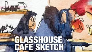Cafe Sketching at Glasshouse (CHIJMES)