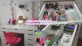 Organizando mi tocador o vanity 2023 + maquillaje *cozy vlog*