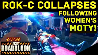 Roxanne Perez COLLAPSES After Delivering Women's MATCH OF THE YEAR w/ Satomura! NXT RoadBlock 3/7/23