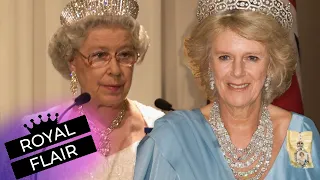 Duchess Camilla & Queen Elizabeth's BEST LOOKS In Gowns | ROYAL FLAIR