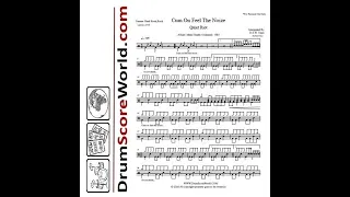 Drum Score - Quiet Riot - Cum On Feel The Noize (sample)