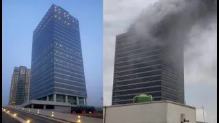 World Trade Center Abuja In Flames