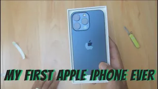 IPhone 15 Pro Max Titanium Blue unboxing with eSIM and Physical SIM