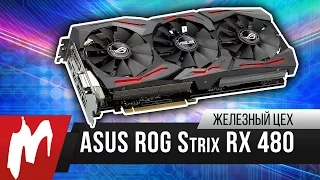 Идеал для Full HD — Видеокарта ASUS ROG Strix RX 480 — Железный цех — Игромания