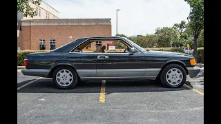 1987 Mercedes-benz 560SEC Coupe Walk-around Video