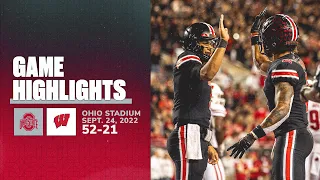 Highlights: No. 3 Ohio State vs. Wisconsin - Sept. 24, 2022