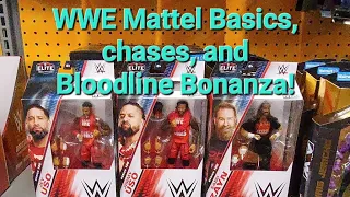 Finding WWE Mattel First Time in the Line, chases, and Series 106 during Walmart & Target toy hunt!