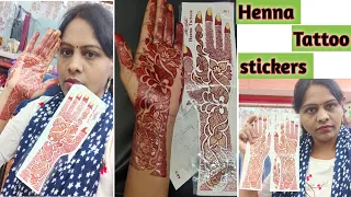 HowTo Apply HennaTattooStickers On FrontHand InTelugu2021/@lakshmimakeover