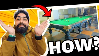 Royal Snooker Table Fitting in India | JBB Strong One Snooker Table Installation