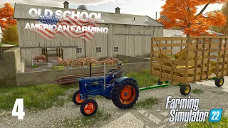 Corn & Soybean Harvest! Granted a loan to build a Warehouse! The White Farm Series Episode 4 (FS22)