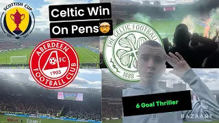 Celtic Win On PENS🤯🧨(Scottish Cup Semi Final 6 goal thriller) Aberdeen Vs Celtic Vlog