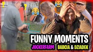 😂Funny Moments Dziadek i Babcia🤩Śmieszne momenty Jockerfarm 😂