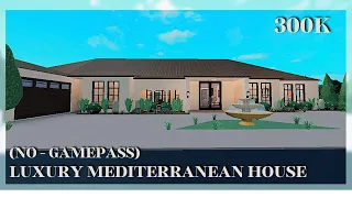 Bloxburg | Luxurious Mediterranean House | 300K | No Gamepass Speedbuild