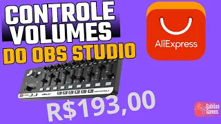 Controle os volumes do seu Obs Studio com esta mesa Midi barata do Aliexpress