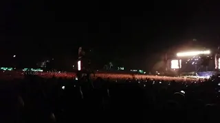 Iron Maiden - Bruce Dickinson speech while the Crowd is Chanting at rockwave 2018 athens Greece