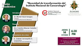 NECESIDAD DE TRANSFORMACIÓN DEL INSTITUTO NACIONAL DE CANCEROLOGÍA