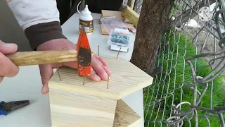 Woodworking Diy / Birdhouse making / Kuş evi yapımı