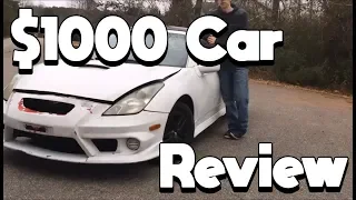 $1000 Car Review! This Car Is Amazing! Toyota Celica!