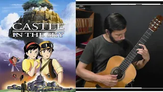 Castle In The Sky  - Joe Hisaishi  Classical Guitar Cover + Tabs