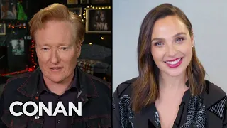 Gal Gadot's Daughters Don't Think Of Her As "Wonder Woman" - CONAN on TBS