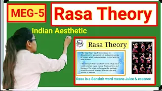 ✔️Rasa Theory Indian Aesthetic , explanation in hindi.MEG-5