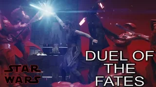 Star Wars: The Last Jedi Throne-room fight with Duel of The Fates