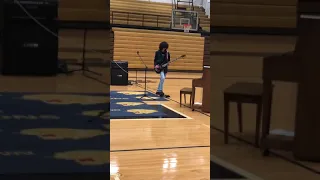 16 Year Old Plays Anesthesia - Pulling Teeth Bass Solo For School