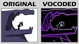 ORIGINAL vs Vocoded to Gangsta's Paradise Alphabet Lore (by MisterLEVIK) Comparison #11