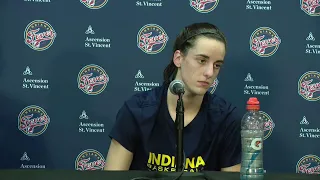 Caitlin Clark speaks to media ahead of WNBA debut