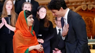 Malala becomes honorary Canadian citizen