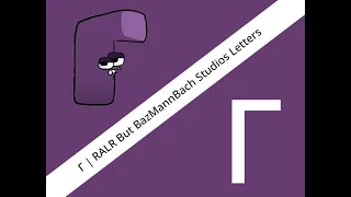 Г | RALR But BazMannBach Studios Letters (read desc)