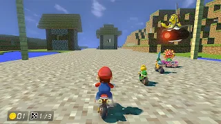 What if Mario Kart 8 Deluxe had a Minecraft Course? [4K]