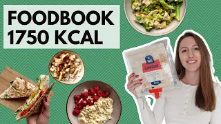 CO JEM W CIĄGU DNIA? 🥦 FOODBOOK 1750 KCAL